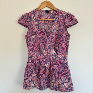 Banana Republic Snake print in pink and blue size: XS
